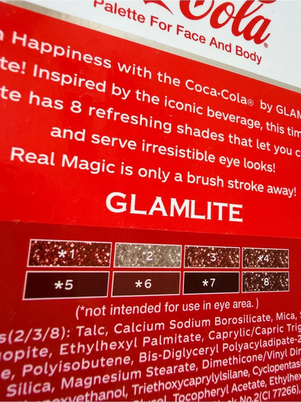 🔹New.. Coca-Cola x Glam lite limited-edition Original Palette